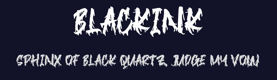Blackink by StringLabs Creative Studio — Decorative Font — thumbnail 2