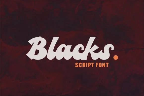 Blacks Font by ovoz.graphics β Script Handwritten Font