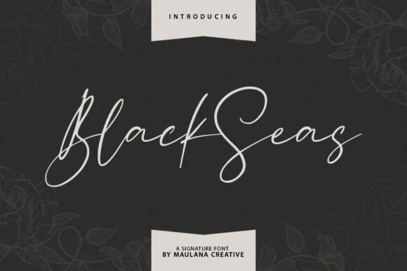 Blackseas Font by Maulana Creative — Script Handwritten Font