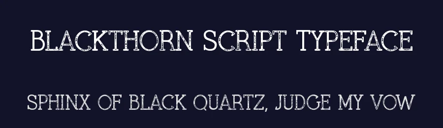 Blackthorn Script Typeface by UI Creative — Sans Serif Font — thumbnail 2