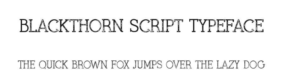 Blackthorn Script Typeface by UI Creative — Sans Serif Font