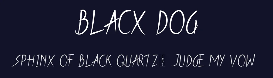 Blacx Dog by setyaisiam _type — Script Handwritten Font — thumbnail 2