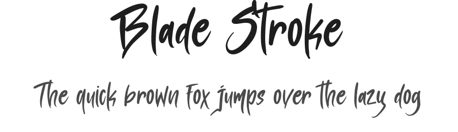 Blade Stroke