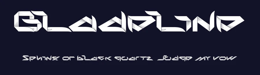 Bladeline by designstation — Decorative Font — thumbnail 2