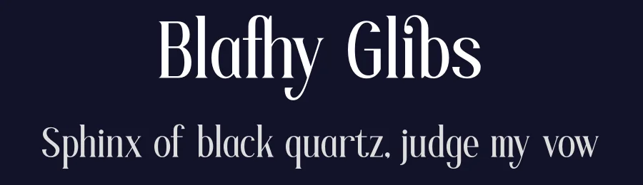 Blafhy Glibs by Storytype Studio — Serif Font — thumbnail 2
