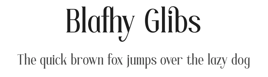 Blafhy Glibs