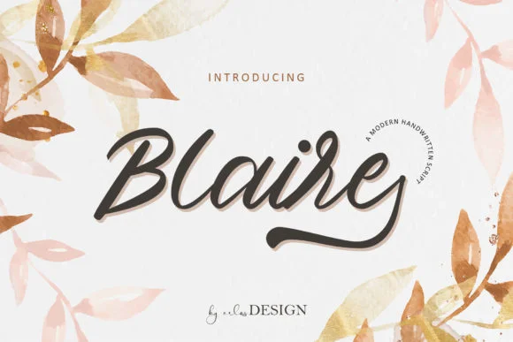 Blaire Font by erlosDESIGN — Script Handwritten Font