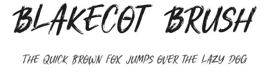 Blakecot Brush by Denustudios — Script Handwritten Font