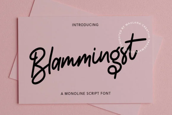 Blammingst Font by Maulana Creative — Script Handwritten Font