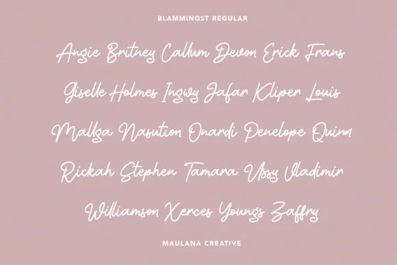 Blammingst Font by Maulana Creative — Script Handwritten Font — thumbnail 9