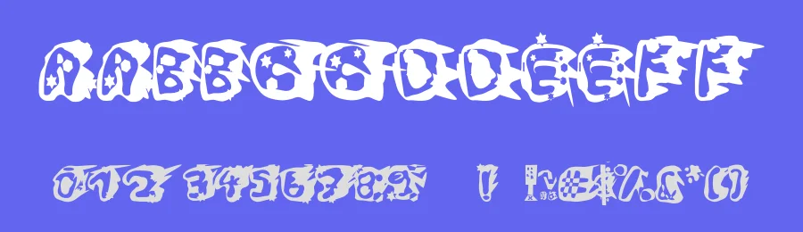 Blanc et Noir by Tristan  Savoie — Decorative Font — thumbnail 3