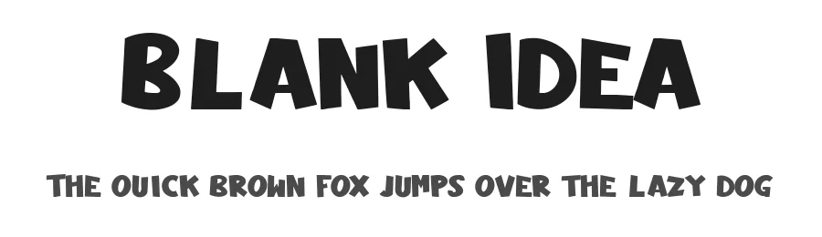 Blank Idea