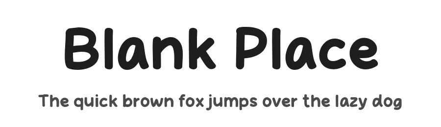 Blank Place