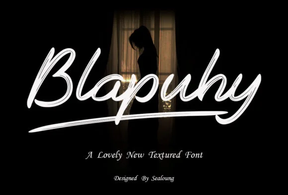 Blapuhy Font by Sealoung — Script Handwritten Font