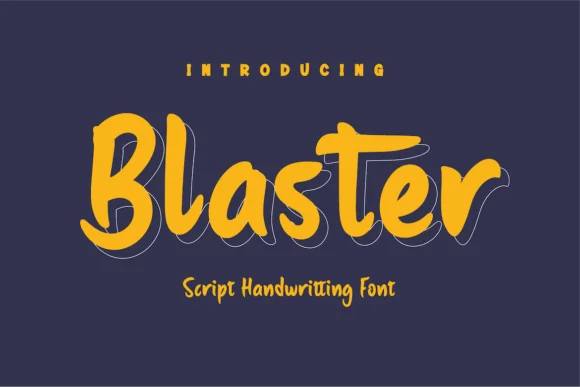 Blaster Font by Productype by Productype — Script Handwritten Font