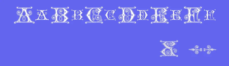 Blavicke Capitals by Paul Lloyd — Decorative Font — thumbnail 3