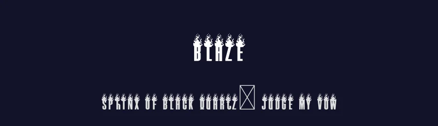 Blaze by Scratchones — Decorative Font — thumbnail 2