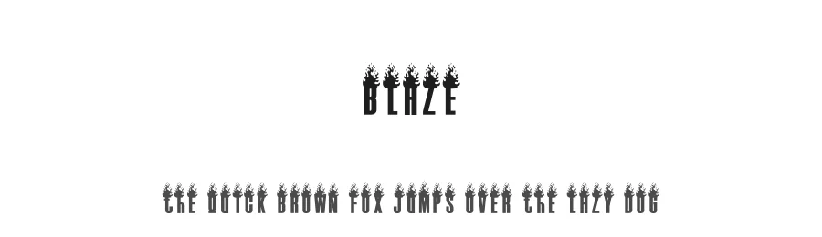 Blaze by Scratchones — Decorative Font