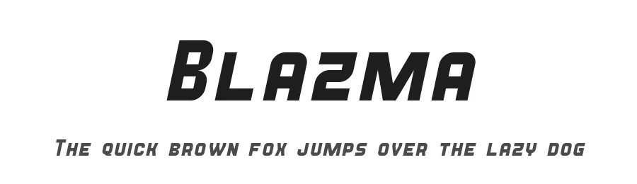 Blazma by GGBotNet — Sans Serif Font