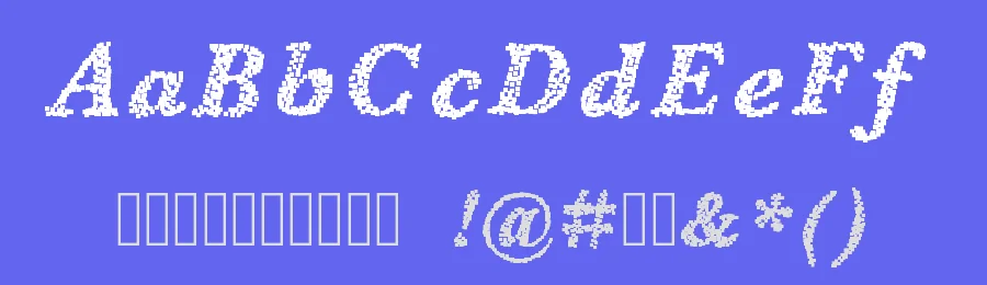 Bleary Days by Lake Effect Doll Rescue — Decorative Font — thumbnail 3