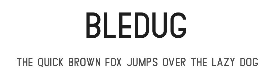 Bledug by Zuzulgo Studio β Sans Serif Font
