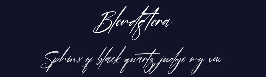 Blendstera by Perspectype Studio - Letterena.com — Script Handwritten Font — thumbnail 2