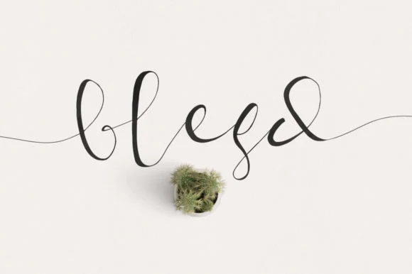 Blesd Font by Maulana Creative — Script Handwritten Font