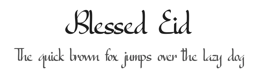 Blessed Eid