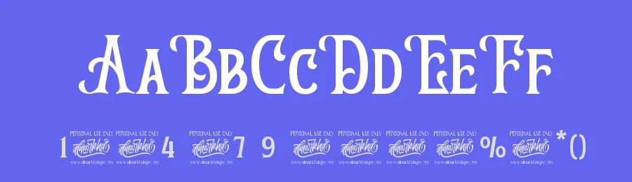 Blind Qualifier by Almarkhatype — Decorative Font — thumbnail 3