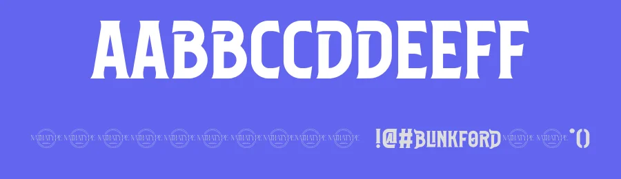 Blinkford by Nathatype — Decorative Font — thumbnail 3