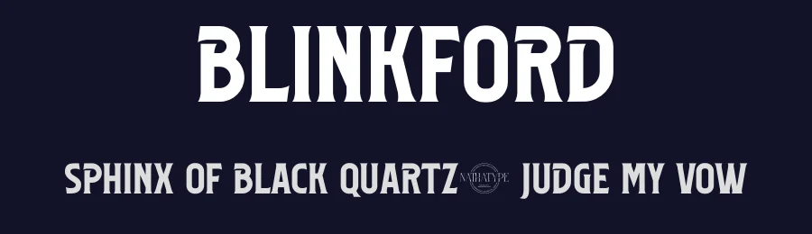 Blinkford by Nathatype — Decorative Font — thumbnail 2