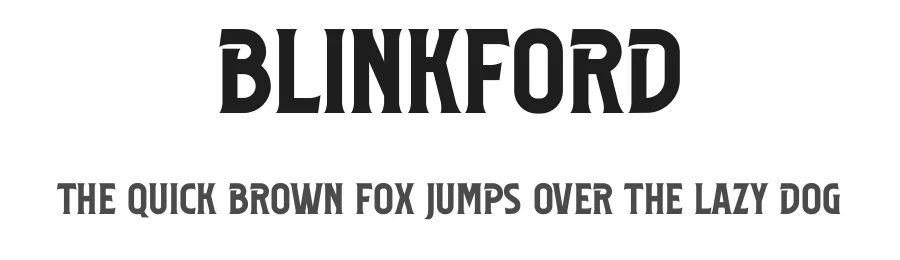Blinkford by Nathatype — Decorative Font