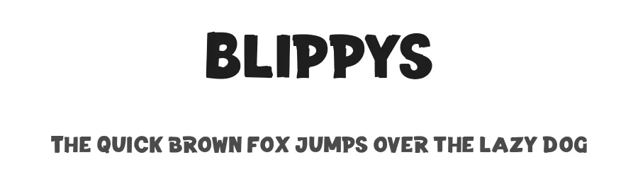 Blippys by Maulana Creative — Decorative Font
