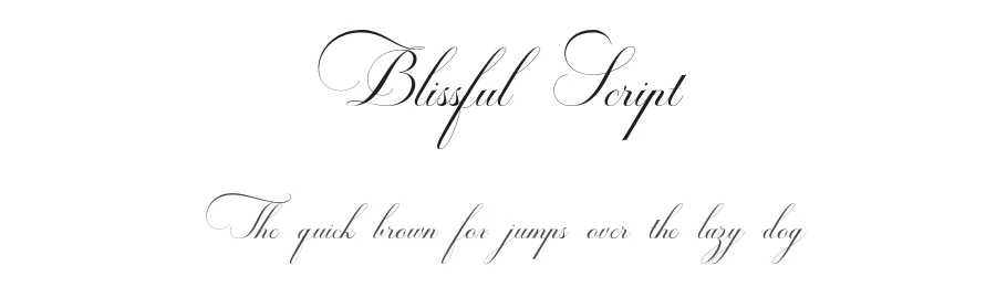 Blissful Script