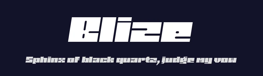Blize by Linecreative — Display Font — thumbnail 2