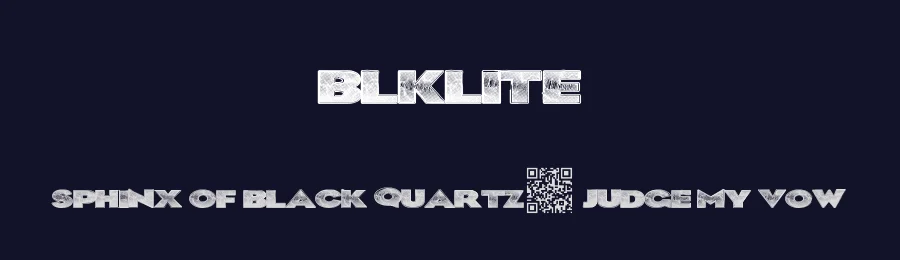 BlkLite by Xerographer Fonts — Decorative Font — thumbnail 2