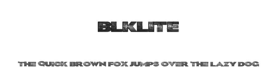 BlkLite by Xerographer Fonts — Decorative Font