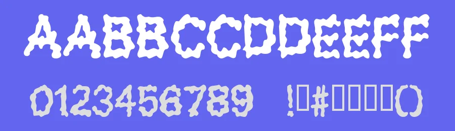 Blobs by Pizzadude — Decorative Font — thumbnail 3