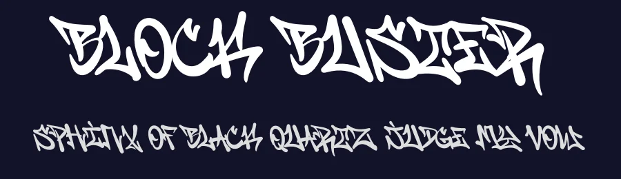 Block Buster by Ronny Studio — Script Handwritten Font — thumbnail 2