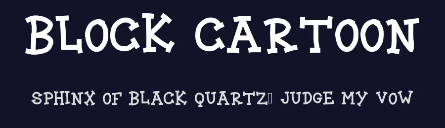 Block Cartoon by Geronimo Font Studios — Decorative Font — thumbnail 2