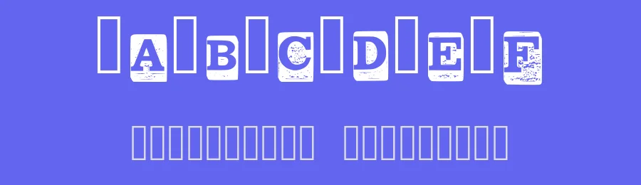 Block Letters by Graphics Bam — Decorative Font — thumbnail 3