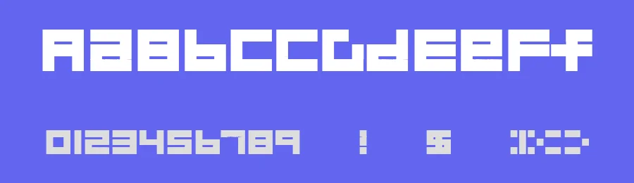 Block by Nigauri — Display Font — thumbnail 3