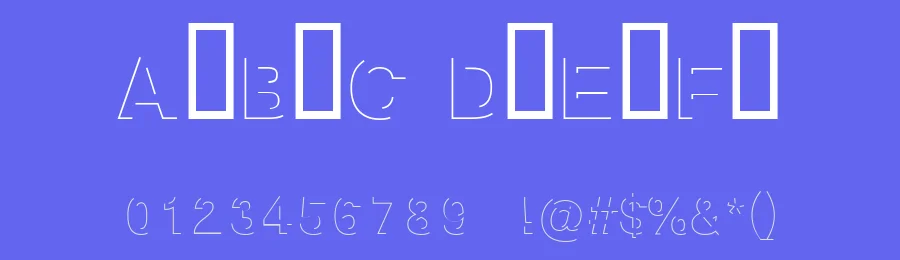 Block Shadow by Greg Hatch — Sans Serif Font — thumbnail 3