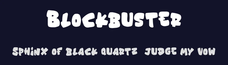 Blockbuster by ReveryWorks — Script Handwritten Font — thumbnail 2