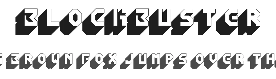 Blockbuster by Fenotype — Display Font