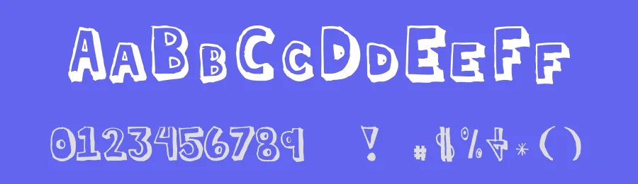 Blocked In by Emily McKeithen — Decorative Font — thumbnail 3
