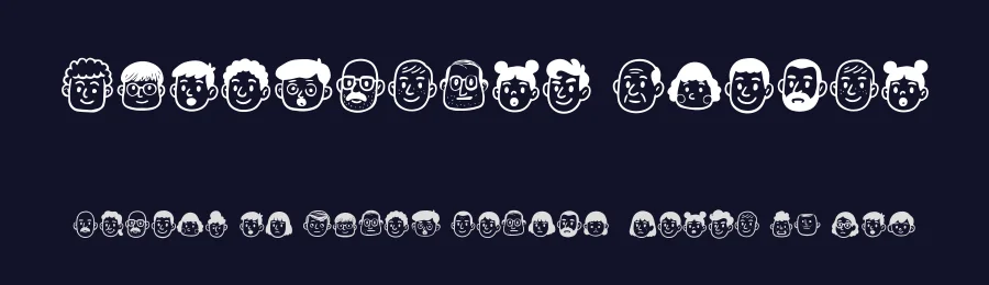 Blockheads United by BlackFridayFont FMF — Dingbats Font — thumbnail 2