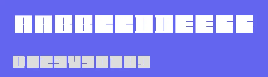 Blockman by David Navarro — Display Font — thumbnail 3