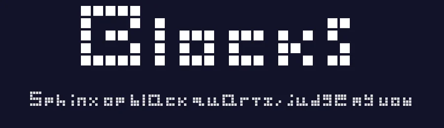 Blocks by Alfie M — Display Font — thumbnail 2