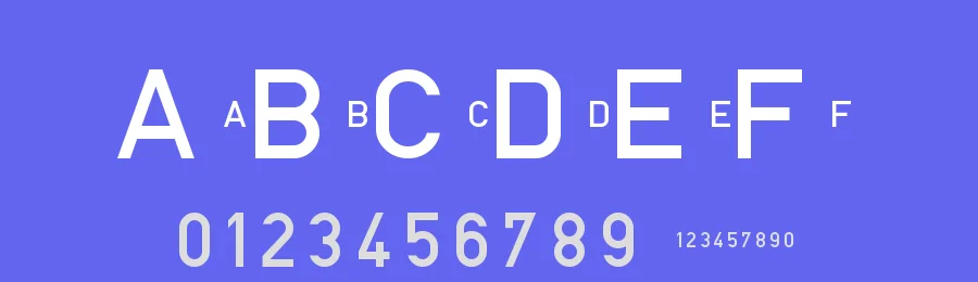 Blockschrift für Flugzeuge by Ronnie Olsthoorn — Sans Serif Font — thumbnail 3